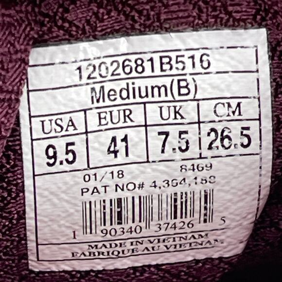 Brooks Adrenaline GTS 18 Shoes Womens 9.5 B Red Running Comfort Walking Sneakers - Picture 8 of 9